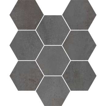 Mosaico Esagoni Graphite