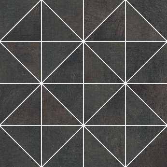 Mosaico Triangoli Black